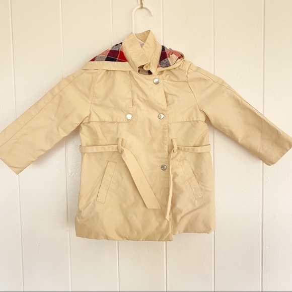 Zara Girls Winter Rain Trench Coat - Picture 2 of 8